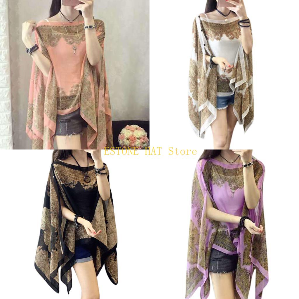 49MF Large Size Women Beach Bl - Pashmina Wrap Large reseña y precio
