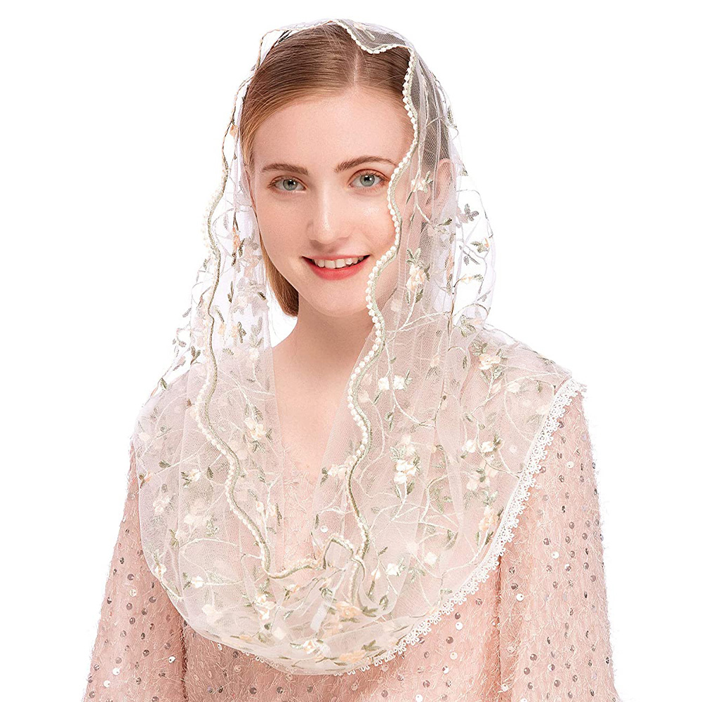 Women Chapel Veils Lady Mantil - Infinity Scarf Knit reseña y precio