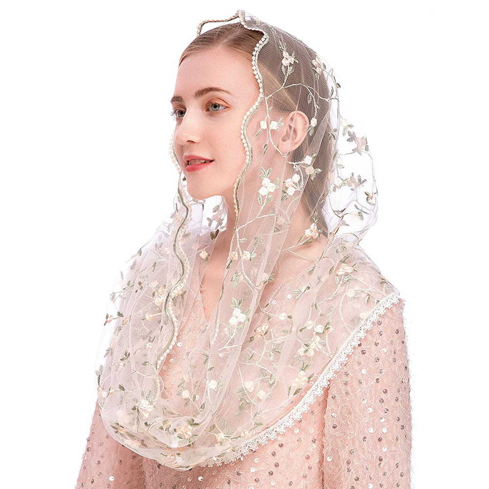 Women Chapel Veils Lady Mantil - Infinity Scarf Knit reseña y precio