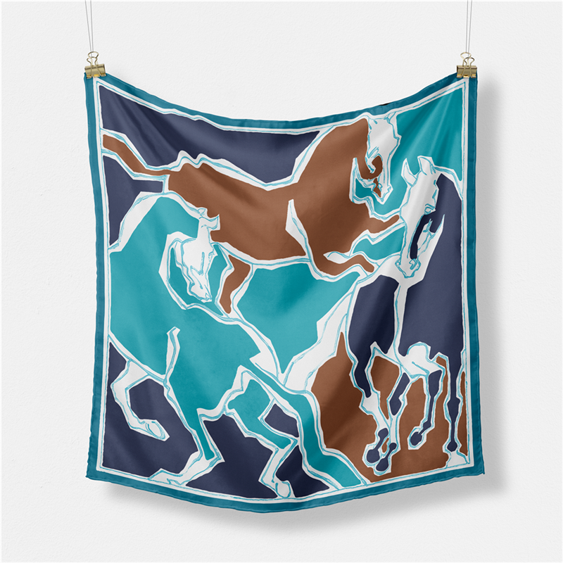 Twill Silk Scarf Woman Three H - Scarf Silk Square reseña y precio