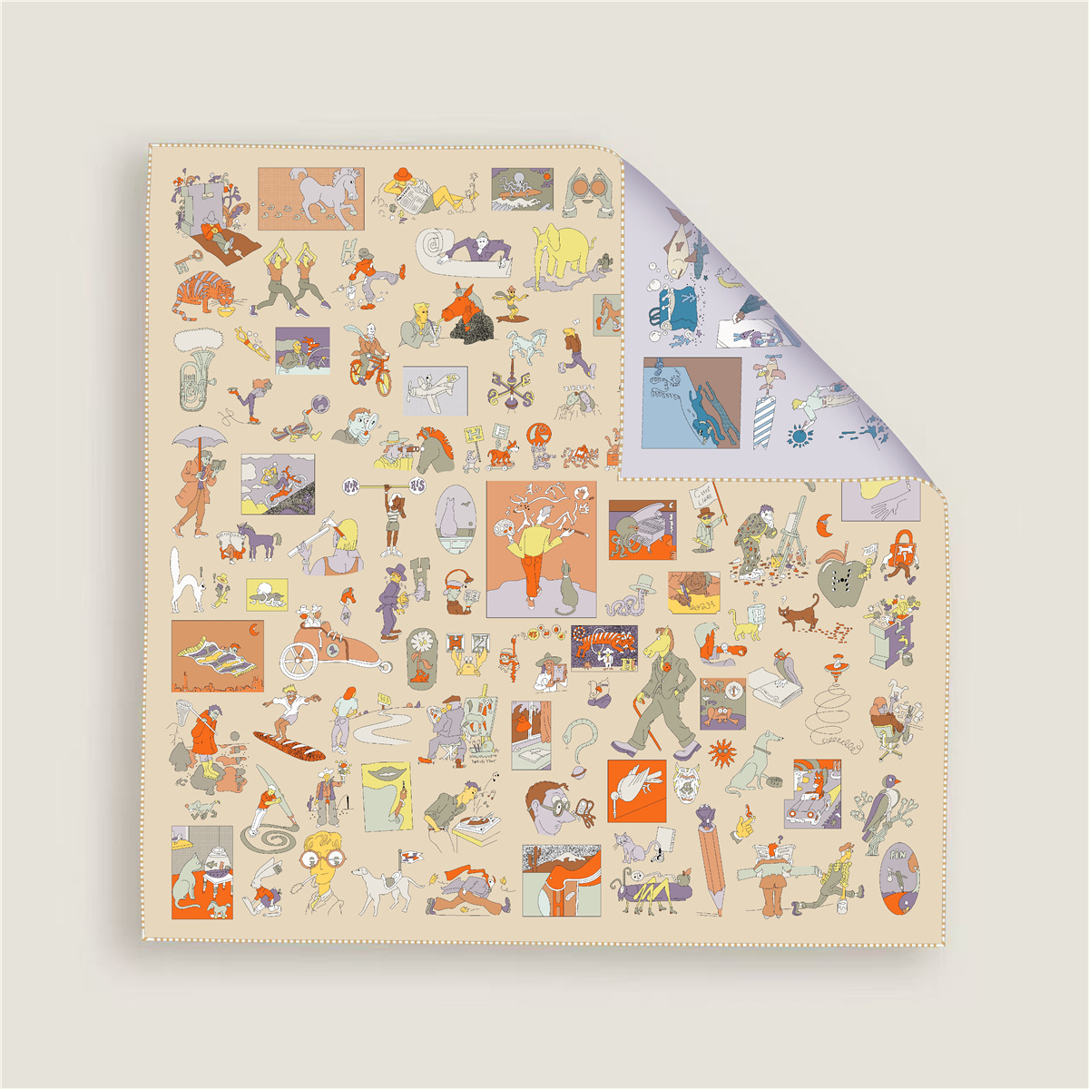 70cm Square Twill Silk Rolled  - Silk Neck Scarf reseña y precio