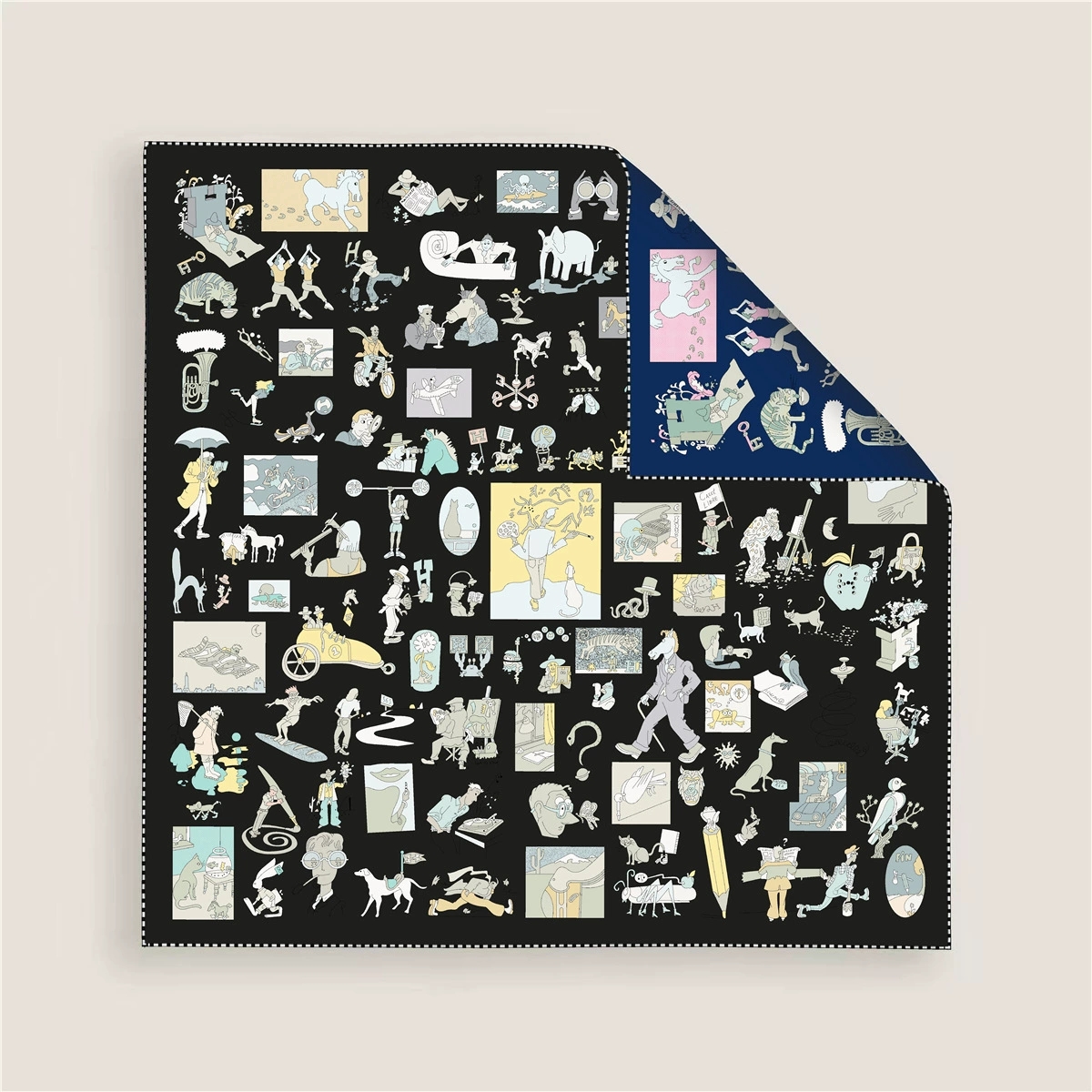 70cm Square Twill Silk Rolled  - Silk Neck Scarf reseña y precio