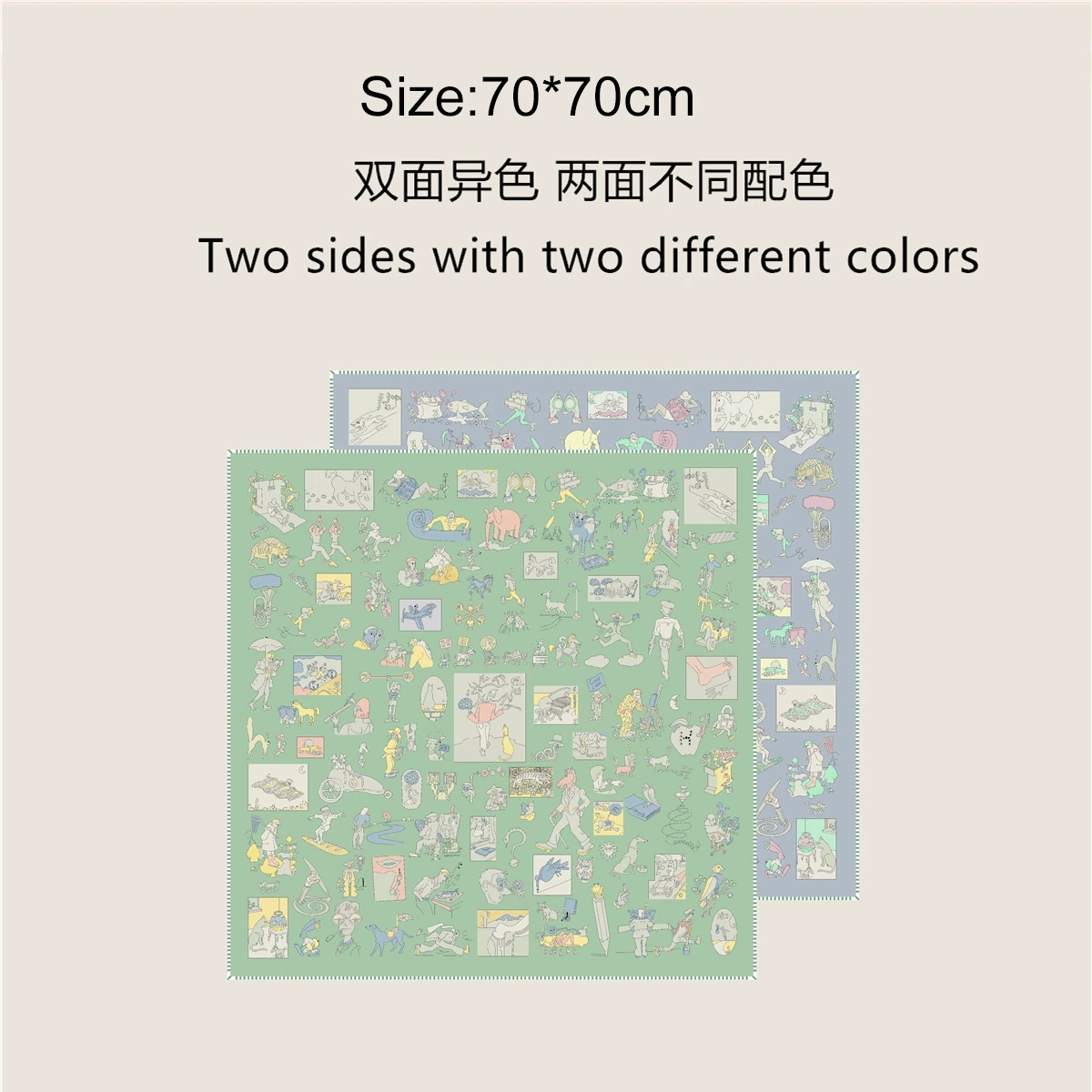70cm Square Twill Silk Rolled  - Silk Neck Scarf reseña y precio