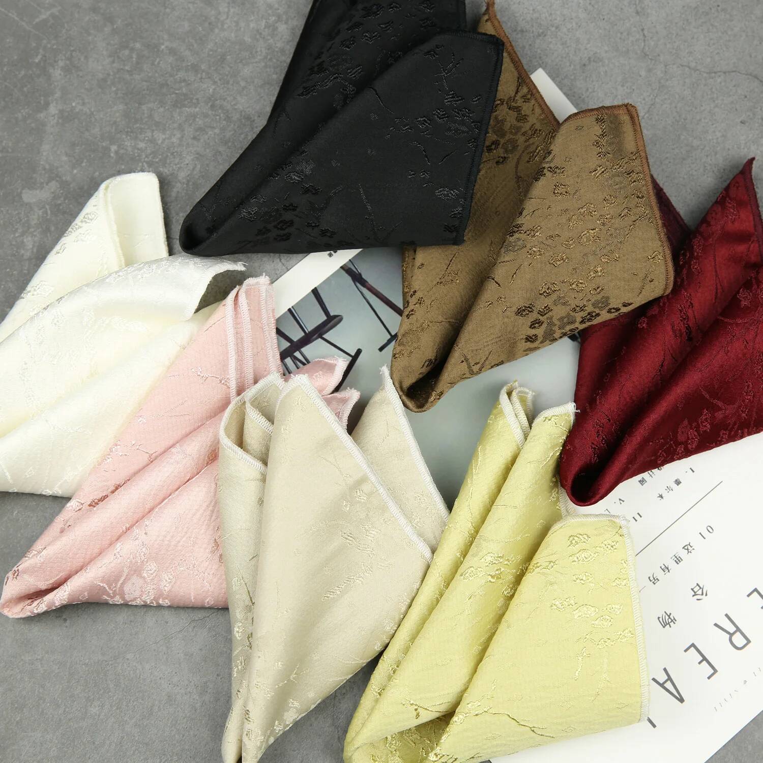 Black White Pocket Square Dark - Pocket Square Set reseña y precio