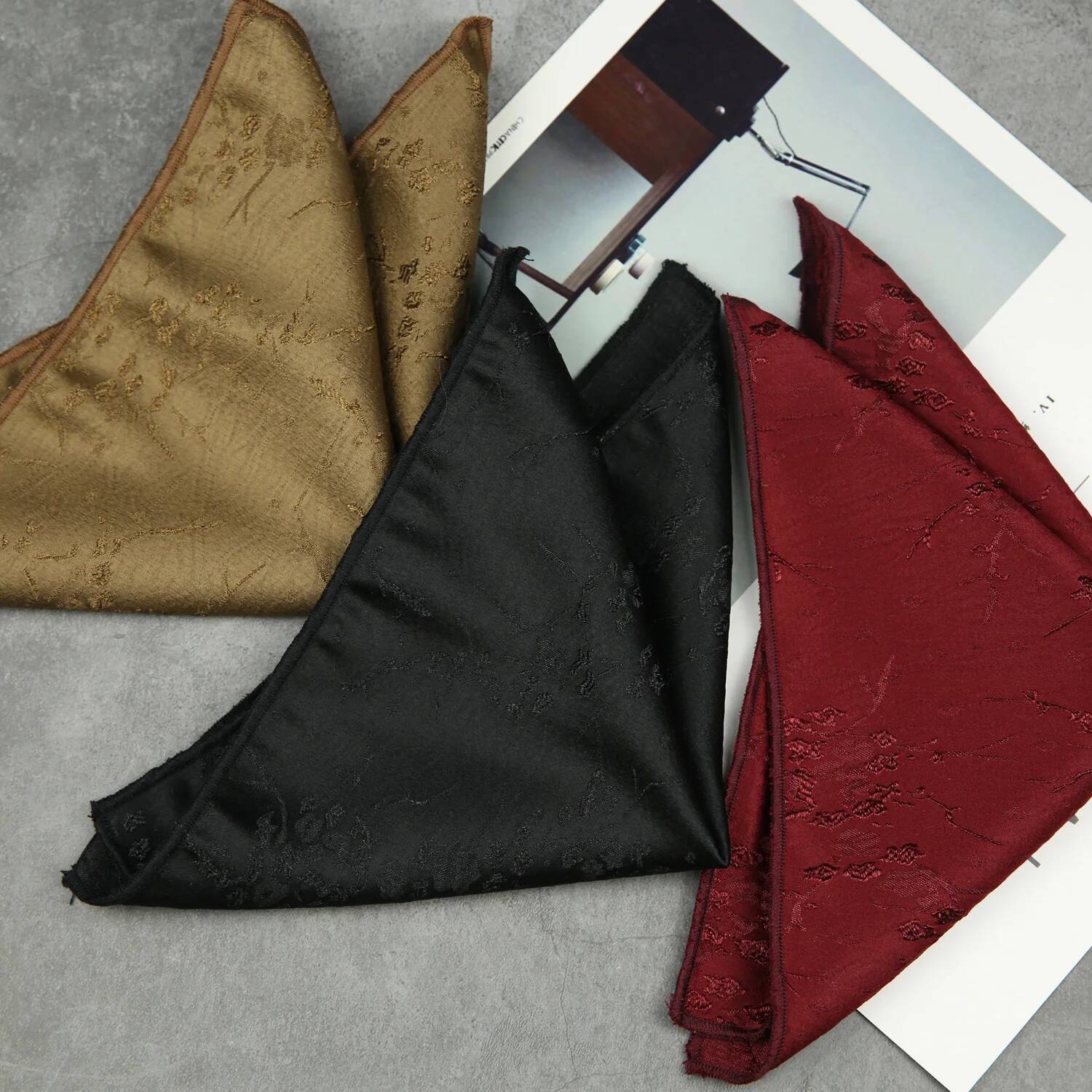 Black White Pocket Square Dark - Pocket Square Set reseña y precio