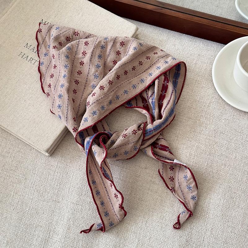 *1Pcs Soft Cotton Linen Triang - Bandana Cotton reseña y precio