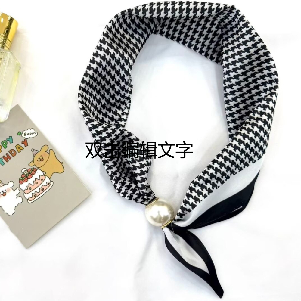 1 Women's Vintage Printed Sati - Ascot Neck Scarf reseña y precio