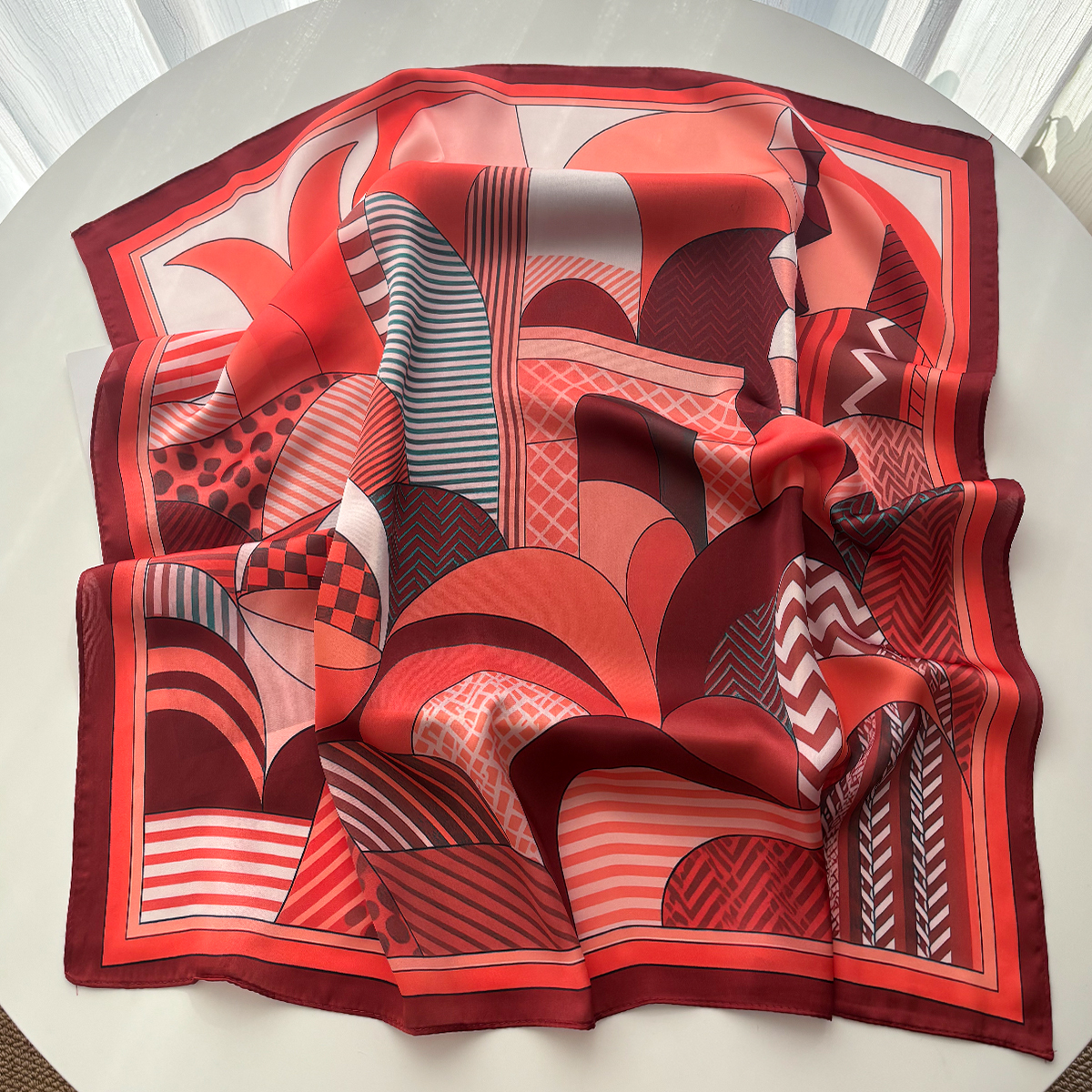 Luxury Square Scarf For Women  - Scarf Silk Square reseña y precio