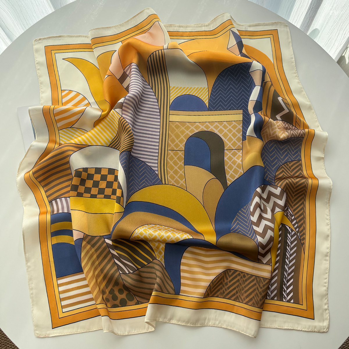 Luxury Square Scarf For Women  - Scarf Silk Square reseña y precio