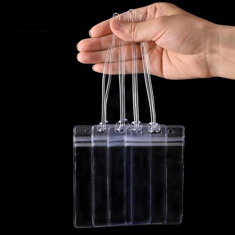 Clear Plastic ID Badge Holders - Lanyard Badge Holder reseña y precio