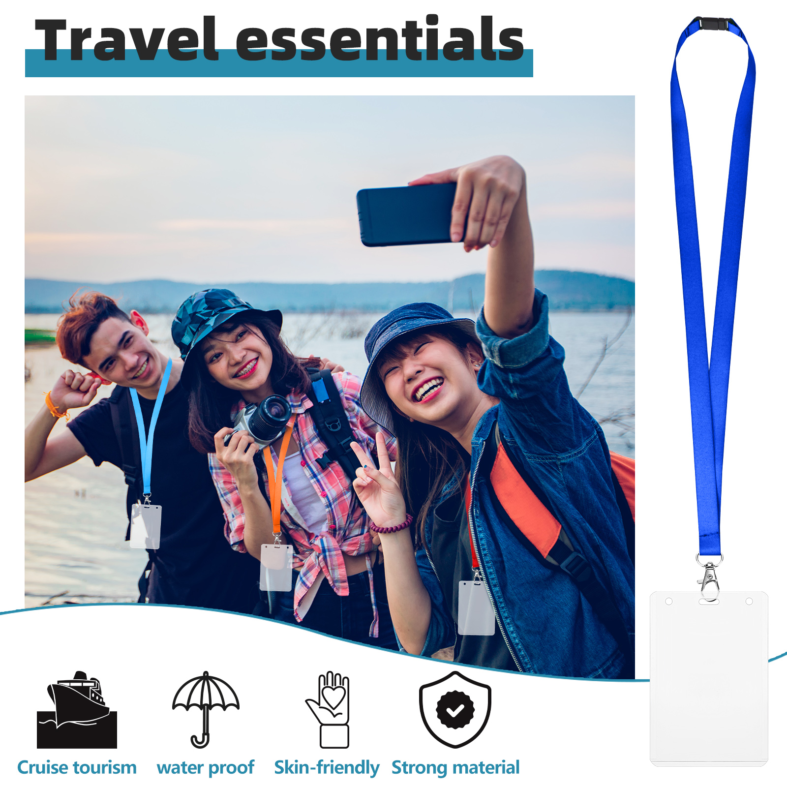 24 Pack Colorful Lanyards With - Lanyard Badge Holder reseña y precio