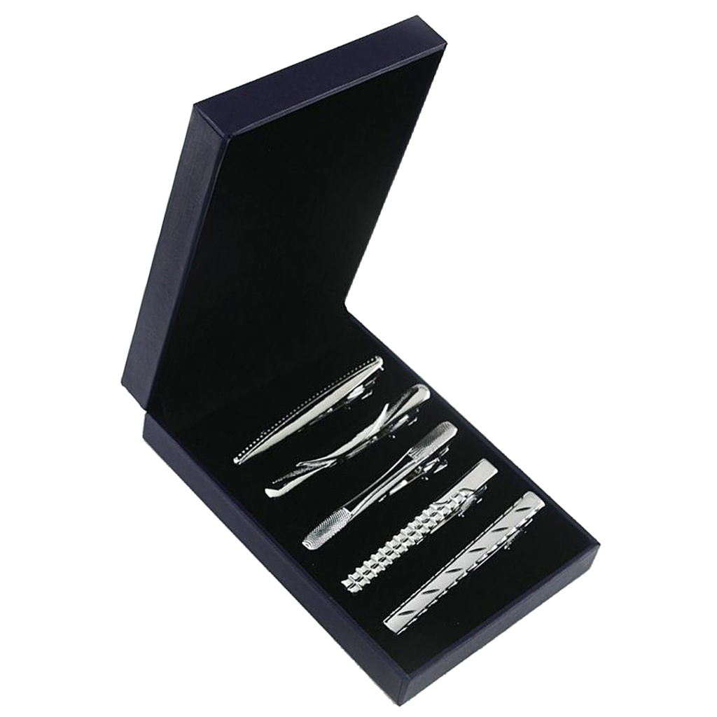 5 Pieces Tie Bar Clips Mens Me - Tie Bar Set Gift reseña y precio