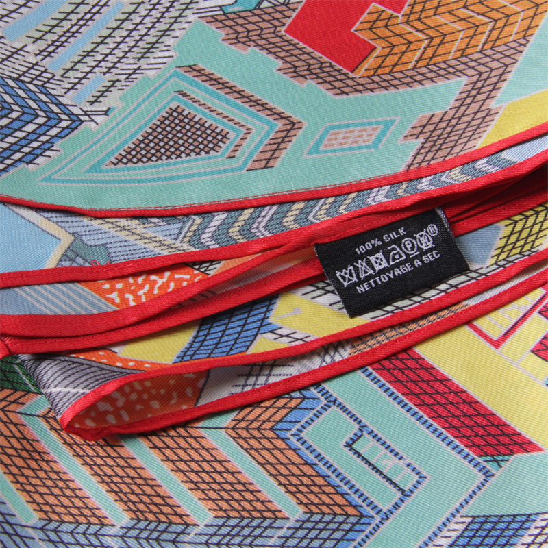 Silk Scarf Women Magic City Pr - Scarf Silk Square reseña y precio