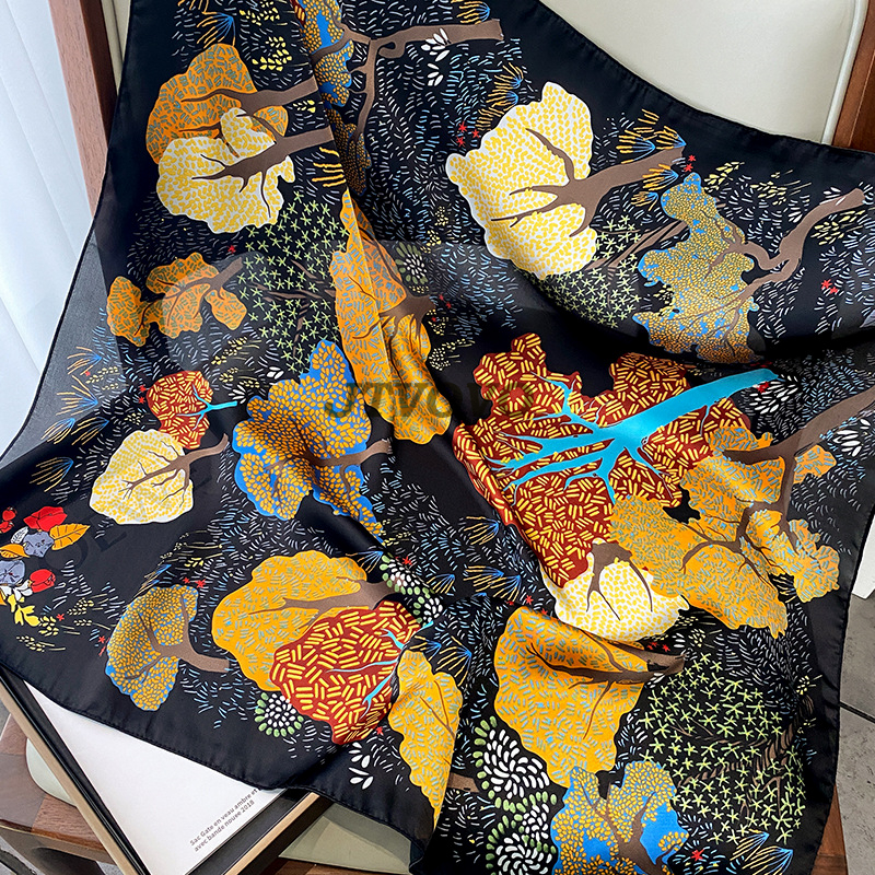 70x70cm Women Scarf Silk Feeli - Ascot Neck Scarf reseña y precio