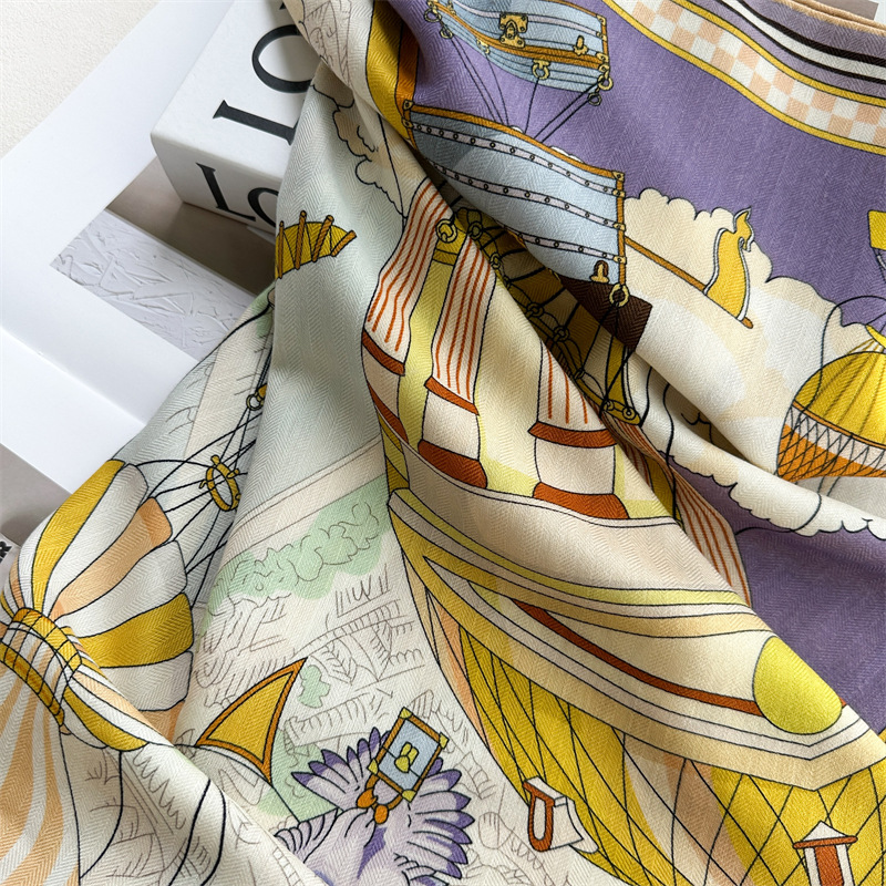 Fashion 135x135cm Silk Wool Sc - Pashmina Wrap Large reseña y precio