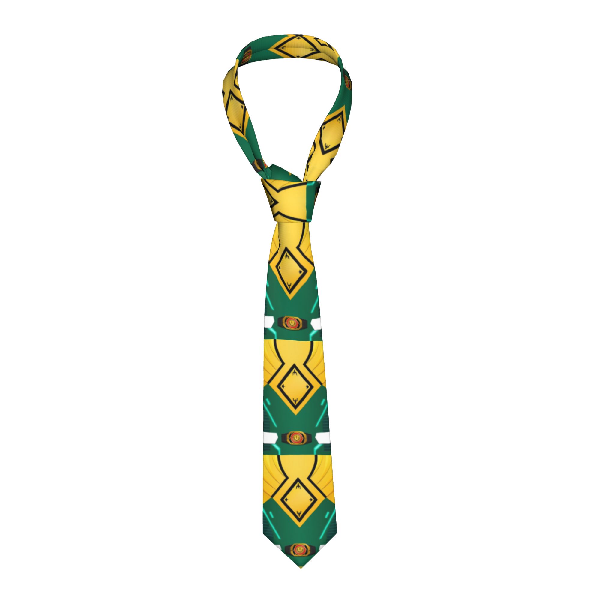 Necktie MMPR Green Power Range - Skinny Tie Men reseña y precio