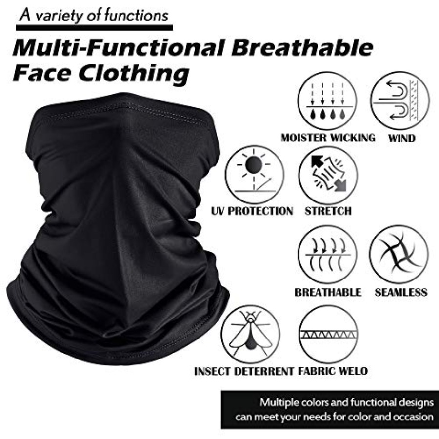 Geyoga Neck Gaiter Bandana Fac - Face Scarf Mask reseña y precio