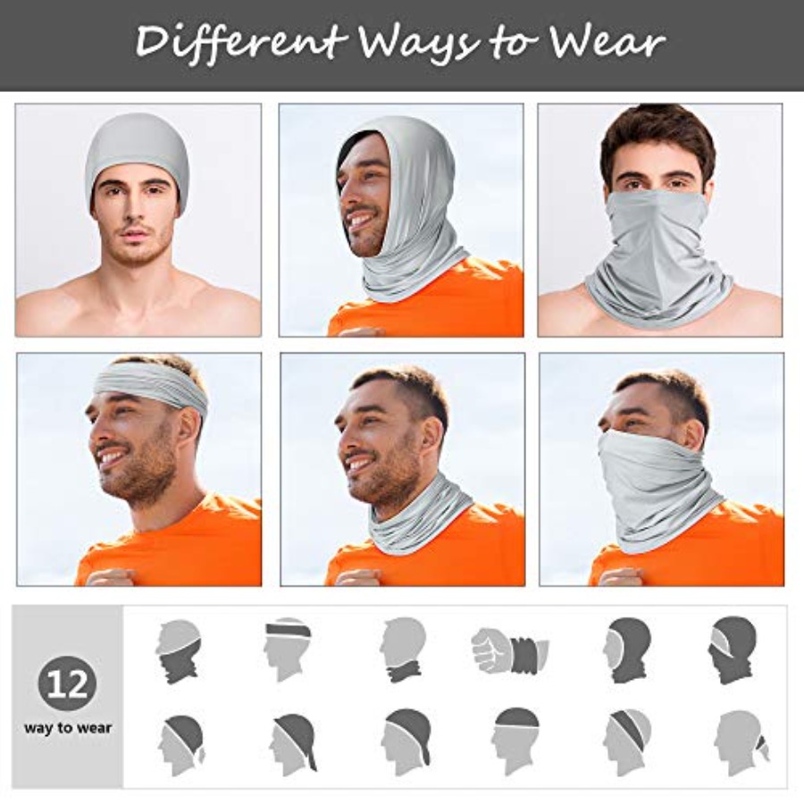 Geyoga Neck Gaiter Bandana Fac - Face Scarf Mask reseña y precio