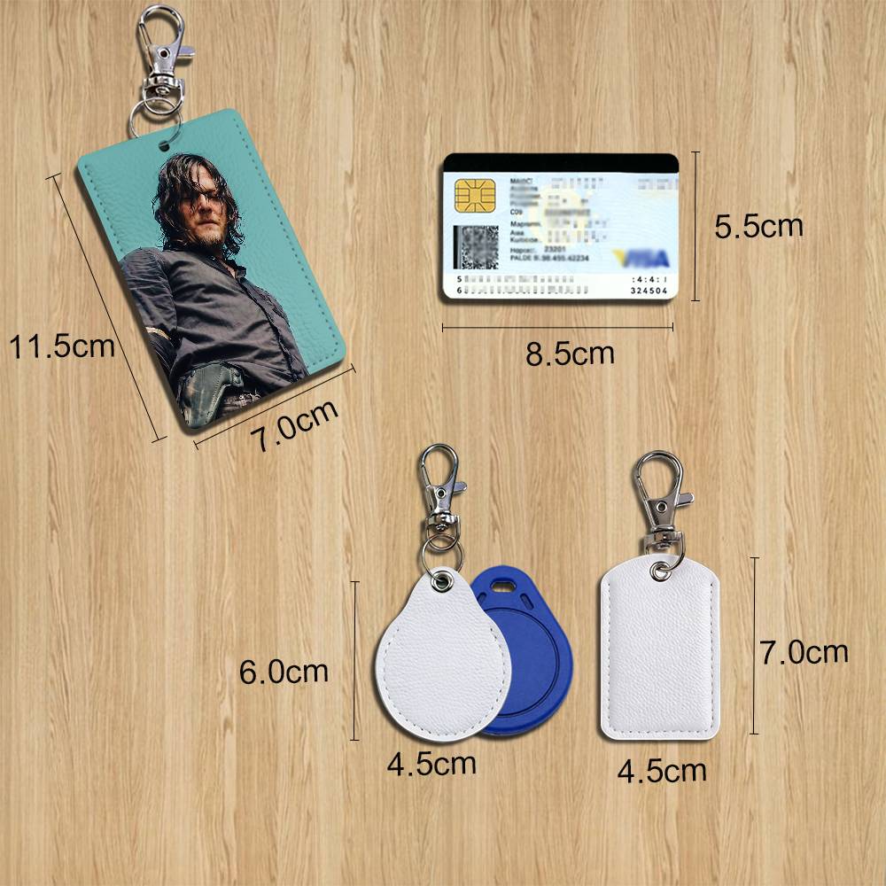 Negan Maggie Walking Dead Leat - Lanyard Badge Holder reseña y precio
