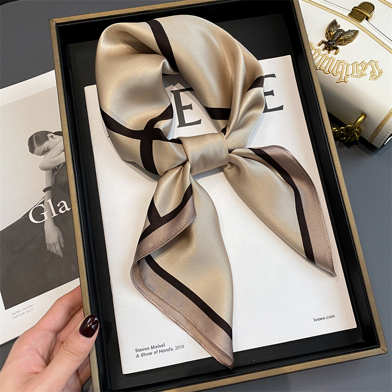 100% Real Silk Scarf New 70CM  - Silk Neck Scarf reseña y precio