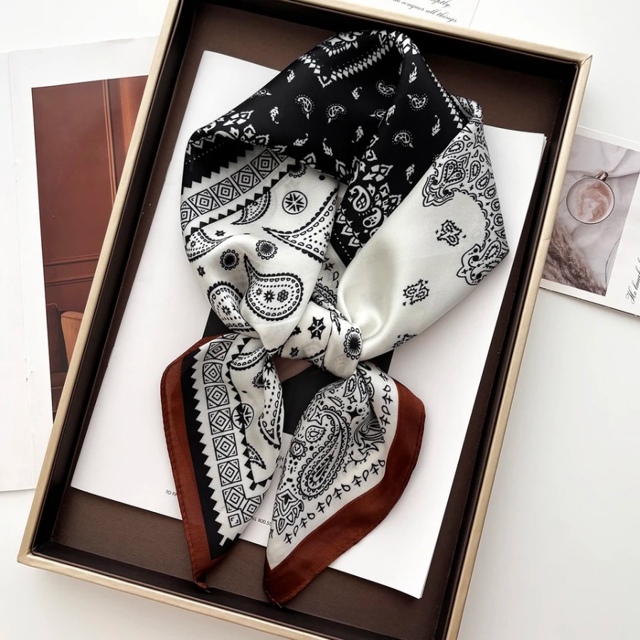 2025 Silk Shawl Square Scarf F - Bandana Cotton reseña y precio