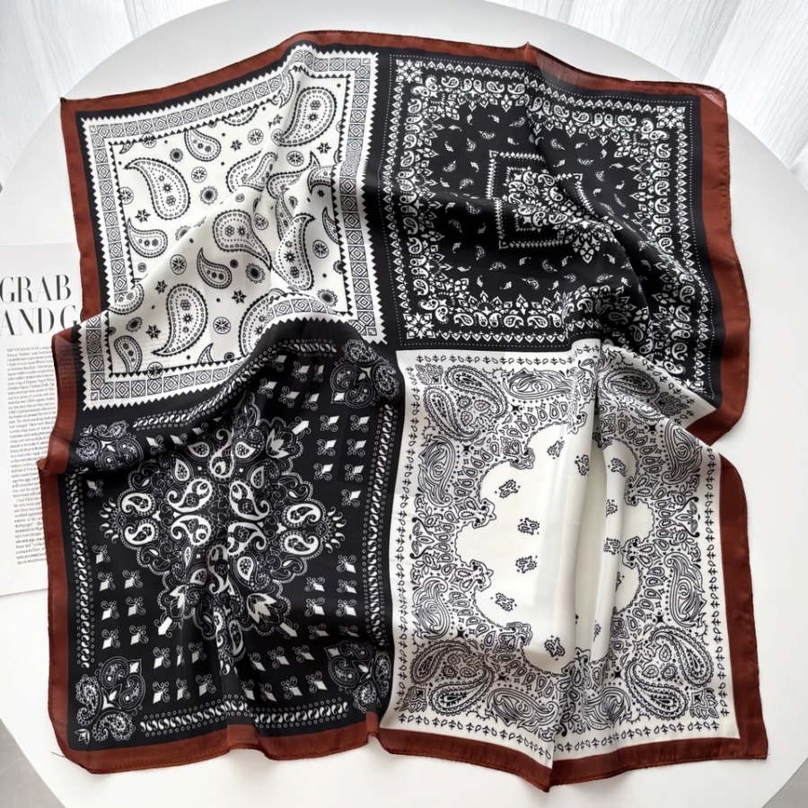 2025 Silk Shawl Square Scarf F - Bandana Cotton reseña y precio